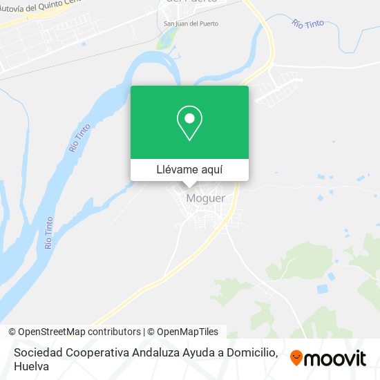 Mapa Sociedad Cooperativa Andaluza Ayuda a Domicilio