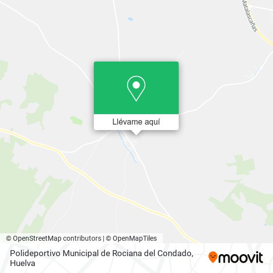 Mapa Polideportivo Municipal de Rociana del Condado