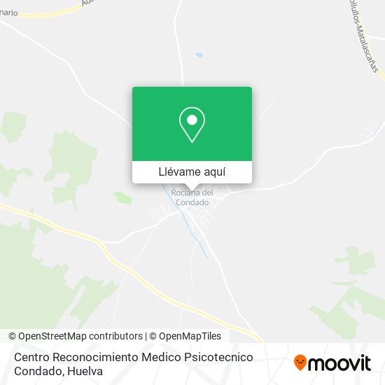 Mapa Centro Reconocimiento Medico Psicotecnico Condado