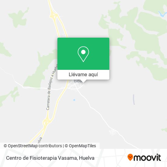 Mapa Centro de Fisioterapia Vasama