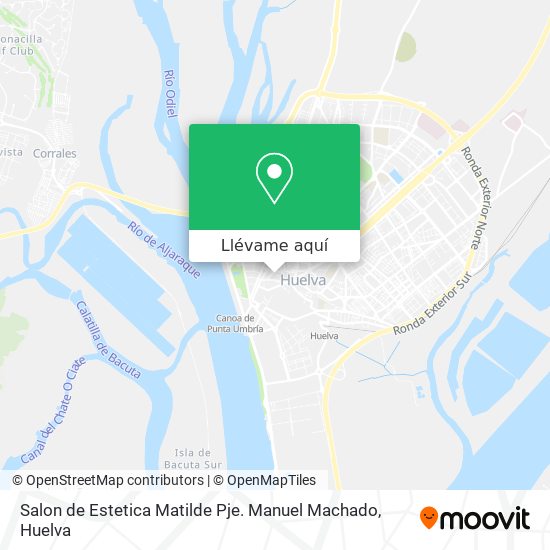 Mapa Salon de Estetica Matilde Pje. Manuel Machado