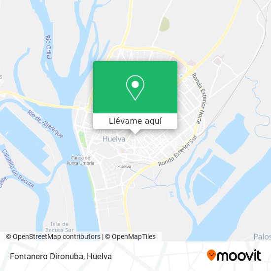 Mapa Fontanero Dironuba