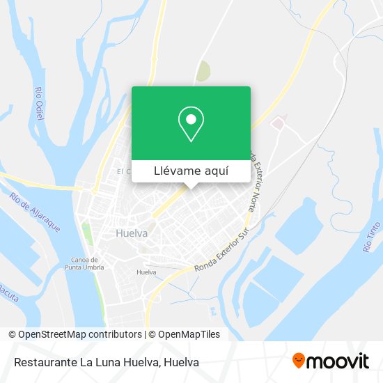 Mapa Restaurante La Luna Huelva