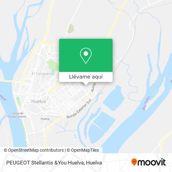 Mapa PEUGEOT Stellantis &You Huelva