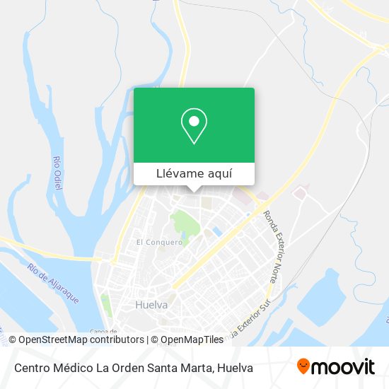 Mapa Centro Médico La Orden Santa Marta