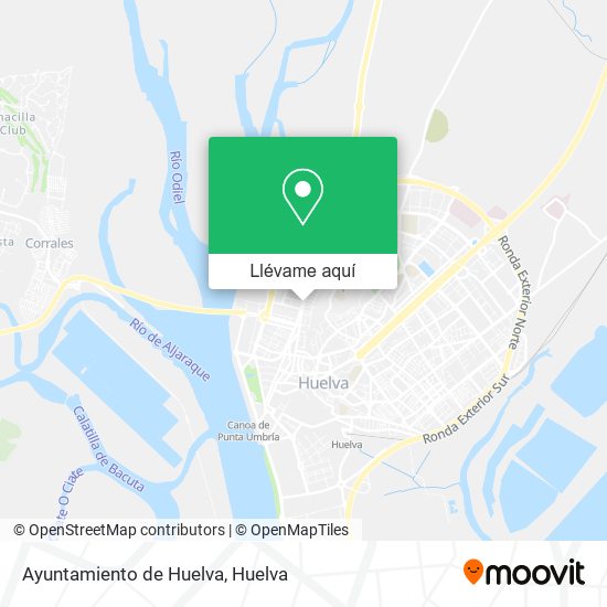 Mapa Ayuntamiento de Huelva