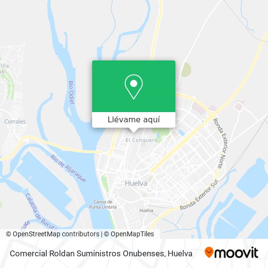 Mapa Comercial Roldan Suministros Onubenses