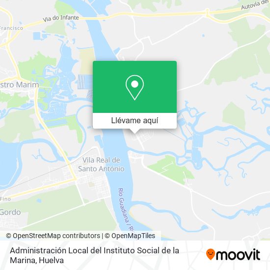 Mapa Administración Local del Instituto Social de la Marina