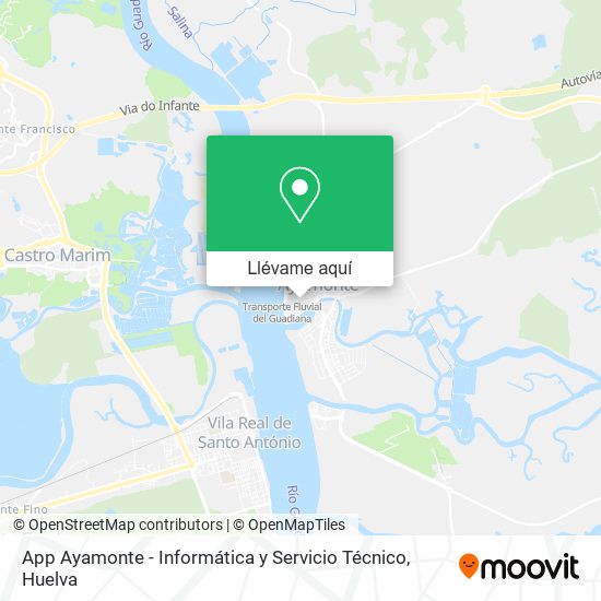 Mapa App Ayamonte - Informática y Servicio Técnico