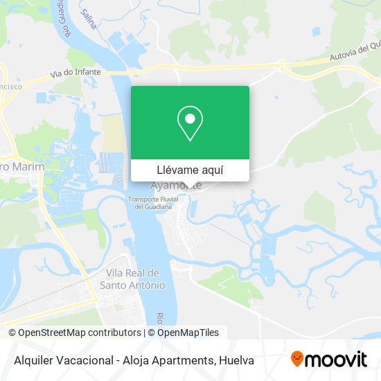 Mapa Alquiler Vacacional - Aloja Apartments