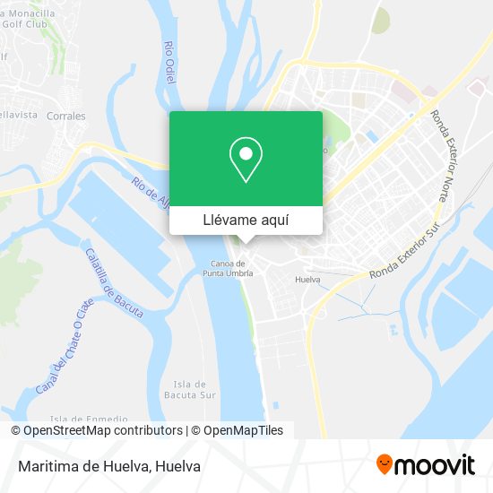 Mapa Maritima de Huelva