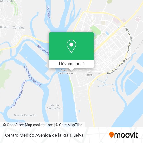 Mapa Centro Médico Avenida de la Ría