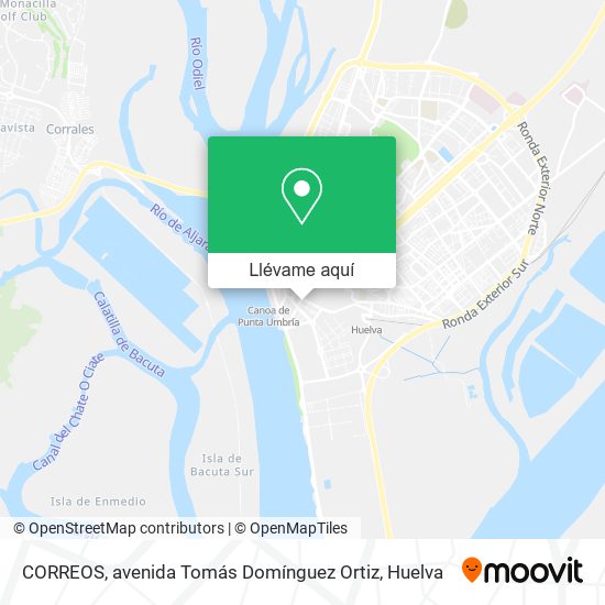 Mapa CORREOS, avenida Tomás Domínguez Ortiz