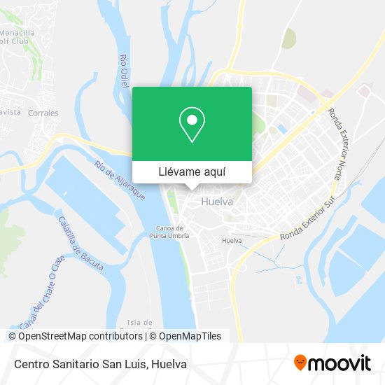Mapa Centro Sanitario San Luis