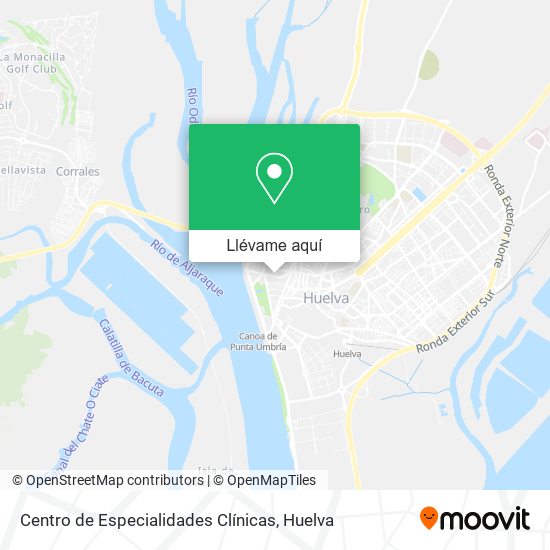Mapa Centro de Especialidades Clínicas