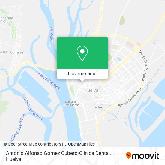 Mapa Antonio Alfonso Gomez Cubero-Clinica Dental