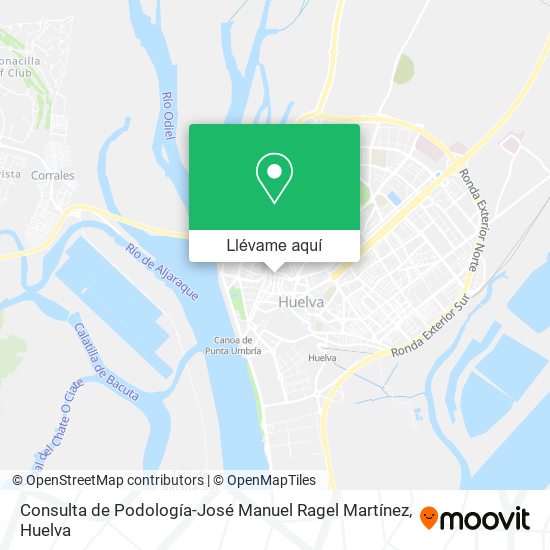 Mapa Consulta de Podología-José Manuel Ragel Martínez