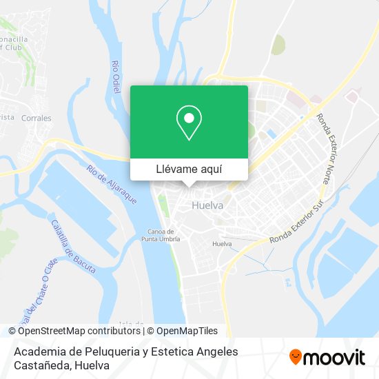 Mapa Academia de Peluqueria y Estetica Angeles Castañeda