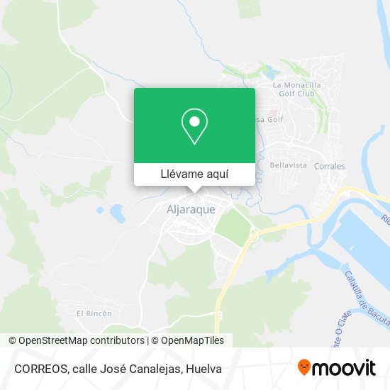 Mapa CORREOS, calle José Canalejas