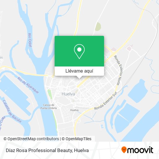 Mapa Díaz Rosa Professional Beauty