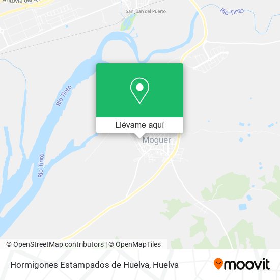 Mapa Hormigones Estampados de Huelva