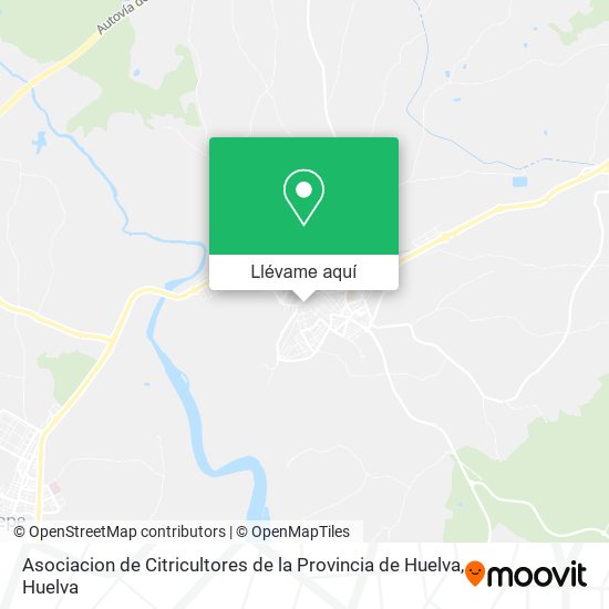 Mapa Asociacion de Citricultores de la Provincia de Huelva