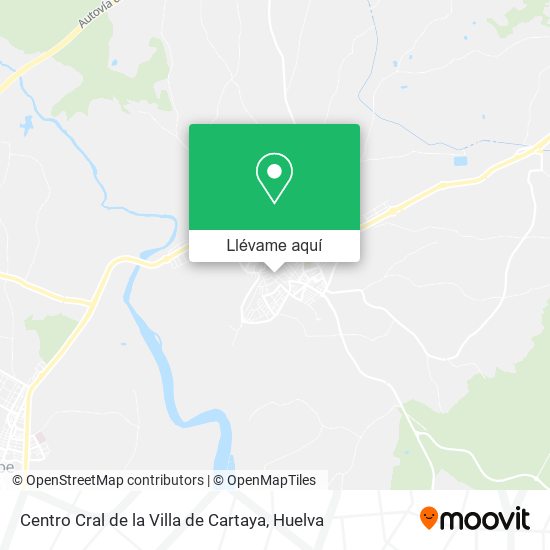 Mapa Centro Cral de la Villa de Cartaya