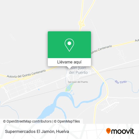 Mapa Supermercados El Jamón