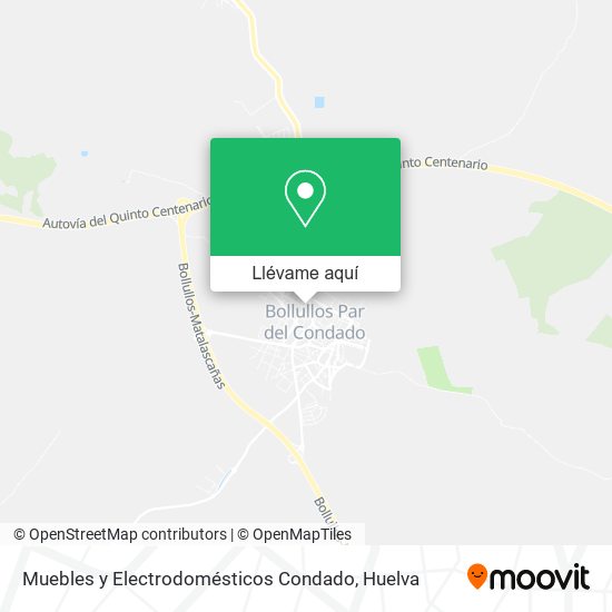 Mapa Muebles y Electrodomésticos Condado