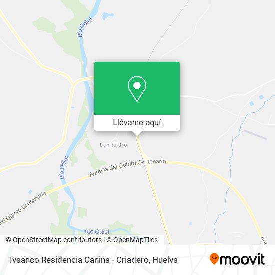 Mapa Ivsanco Residencia Canina - Criadero