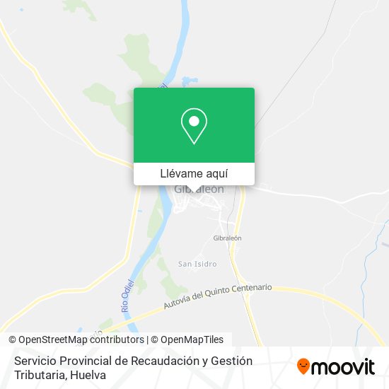 Mapa Servicio Provincial de Recaudación y Gestión Tributaria