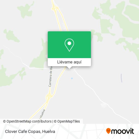 Mapa Clover Cafe Copas