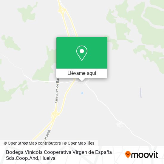 Mapa Bodega Vinicola Cooperativa Virgen de España Sda.Coop.And