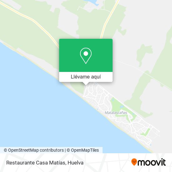 Mapa Restaurante Casa Matías