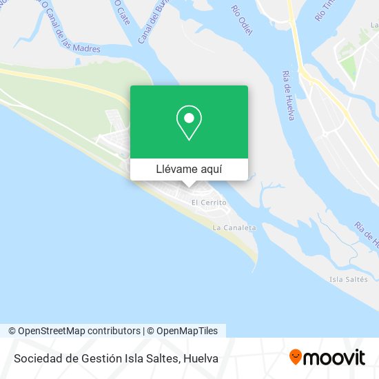 Mapa Sociedad de Gestión Isla Saltes
