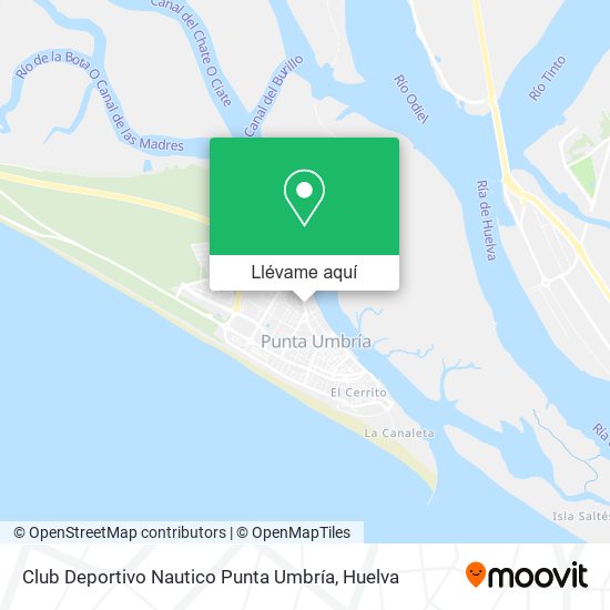 Mapa Club Deportivo Nautico Punta Umbría
