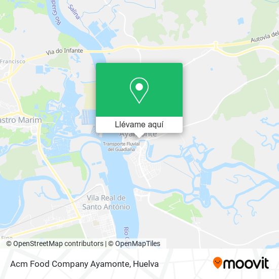 Mapa Acm Food Company Ayamonte