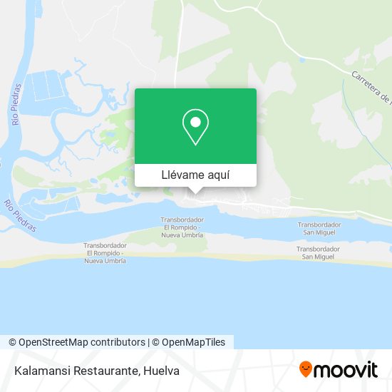 Mapa Kalamansi Restaurante