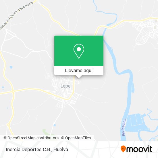 Mapa Inercia Deportes C.B.