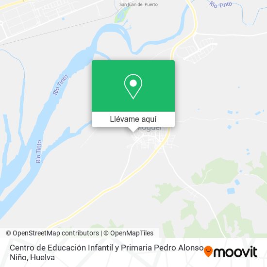 Mapa Centro de Educación Infantil y Primaria Pedro Alonso Niño