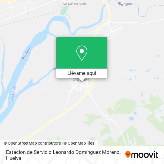Mapa Estacion de Servicio Leonardo Domínguez Moreno