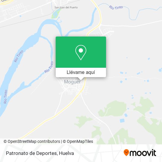 Mapa Patronato de Deportes
