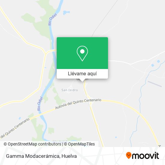 Mapa Gamma Modacerámica