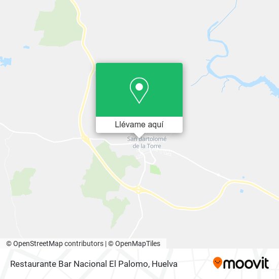 Mapa Restaurante Bar Nacional El Palomo