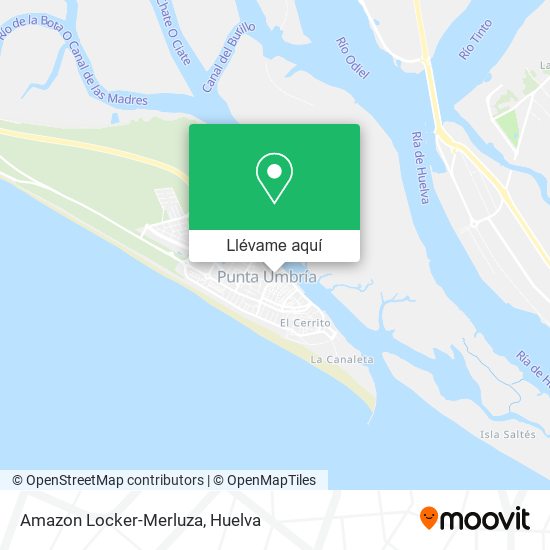 Mapa Amazon Locker-Merluza