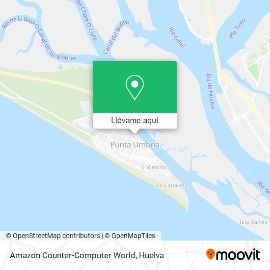 Mapa Amazon Counter-Computer World