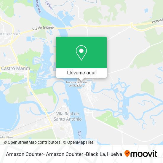 Mapa Amazon Counter- Amazon Counter -Black La