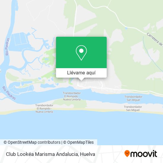 Mapa Club Lookéa Marisma Andalucia