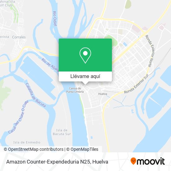Mapa Amazon Counter-Expendeduria N25