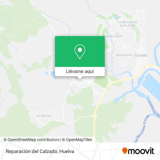 Mapa Reparación del Calzado